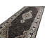 Hand-Knotted High-Quality Black and Cream Runner-1840889970