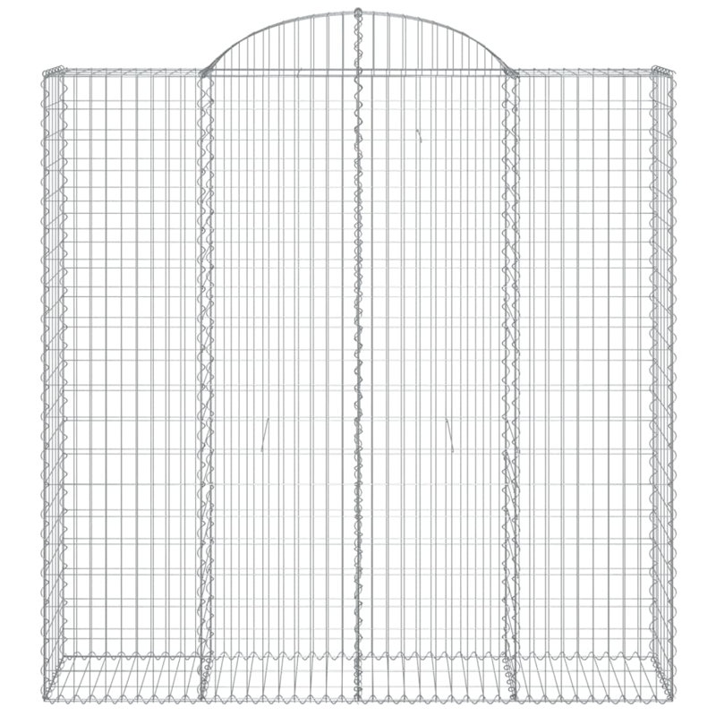 Briceida Silver Galvanised Iron, 220cm H x 200cm W x 50cm D