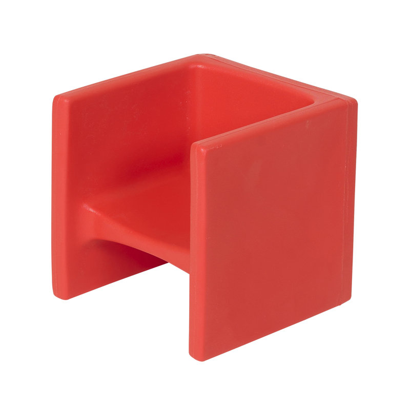 Cube Chair 3-in-1 Kids Desk/Activity, Red