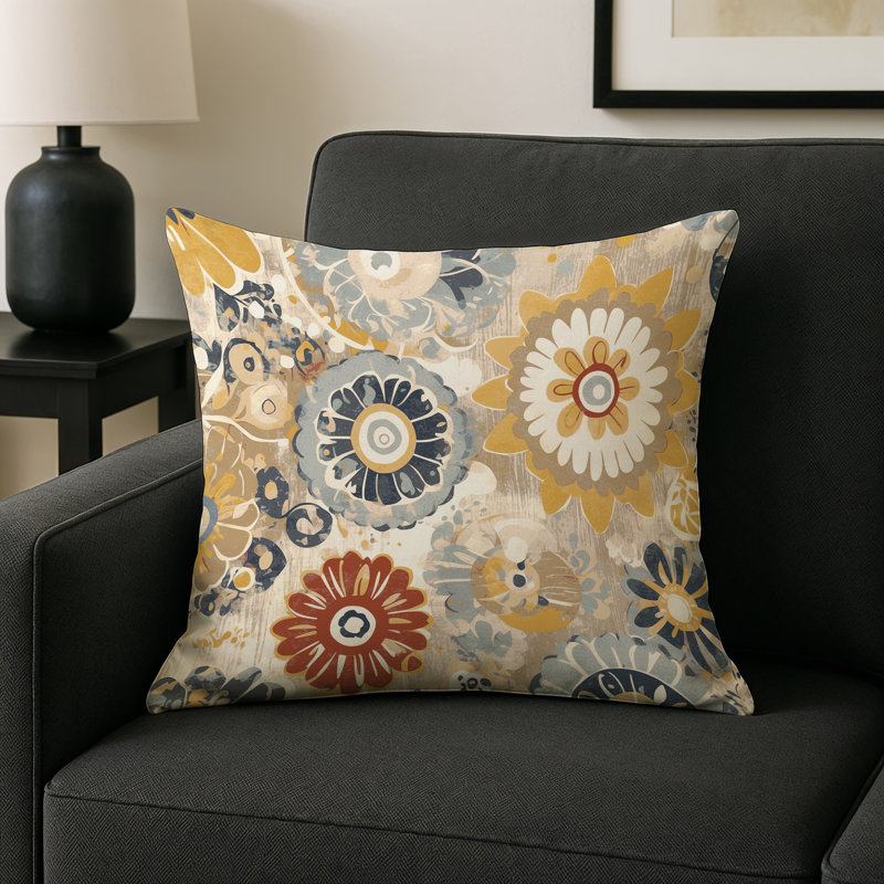Lively Jive Indoor And Outdoor Pillow, Square 20"