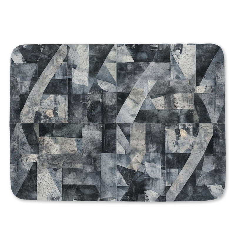 Dariyon Microfiber / Microsuede Non-Slip Bath Mat, 17"W x 24"L