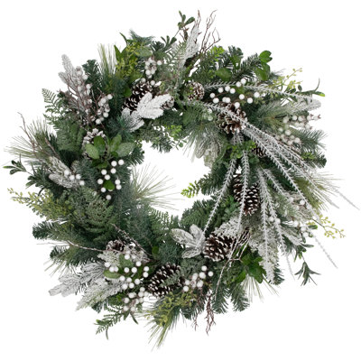 36 " Mixed Greenery Wreath