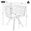 Upholstered Swivel Accent Chair-915570245