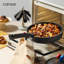 Batterie de cuisine antiadhésive avec poignées détachables Carote-24 pièces, allant au four / au lave-vaisselle, gris