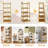 Wood Bookcase Ladder Bookshelf Shelving Unit-2012533124-2012533126