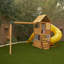 Portique en bois Castlewood, glissoire jaune-122659967