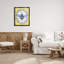 «Bee Nice», art floral encadré sur toile flottante par Be Ni La-1335949749-1335949748