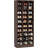 25.6 Inches 10-Tier Espresso  Wooden Shoe Storage Cabinet-2115510457