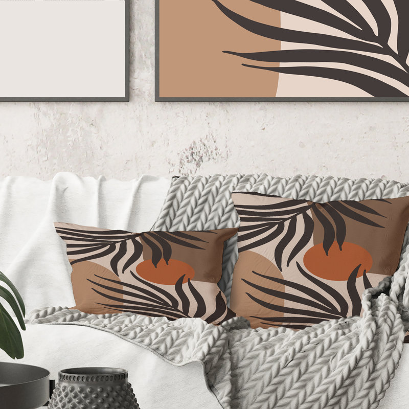 Abstract Throw Pillow