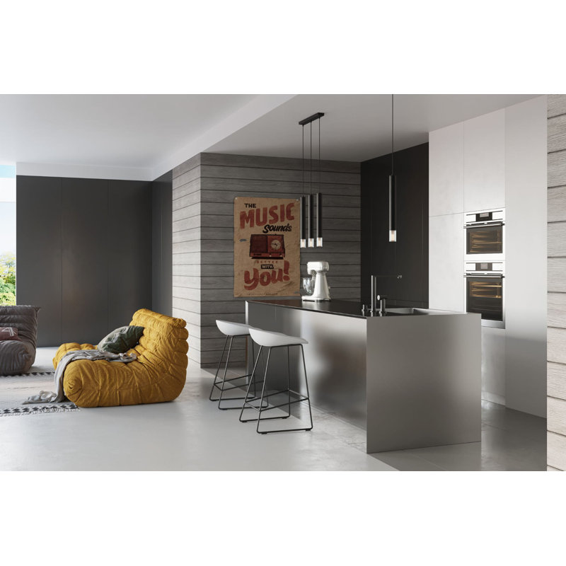 Jene 2 - Light Kitchen Island;Cylinder;Cluster Pendant, Black