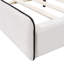 Grand lit plateforme tapissier avec tête de lit en forme de nuage, cadre de lit-1258294568