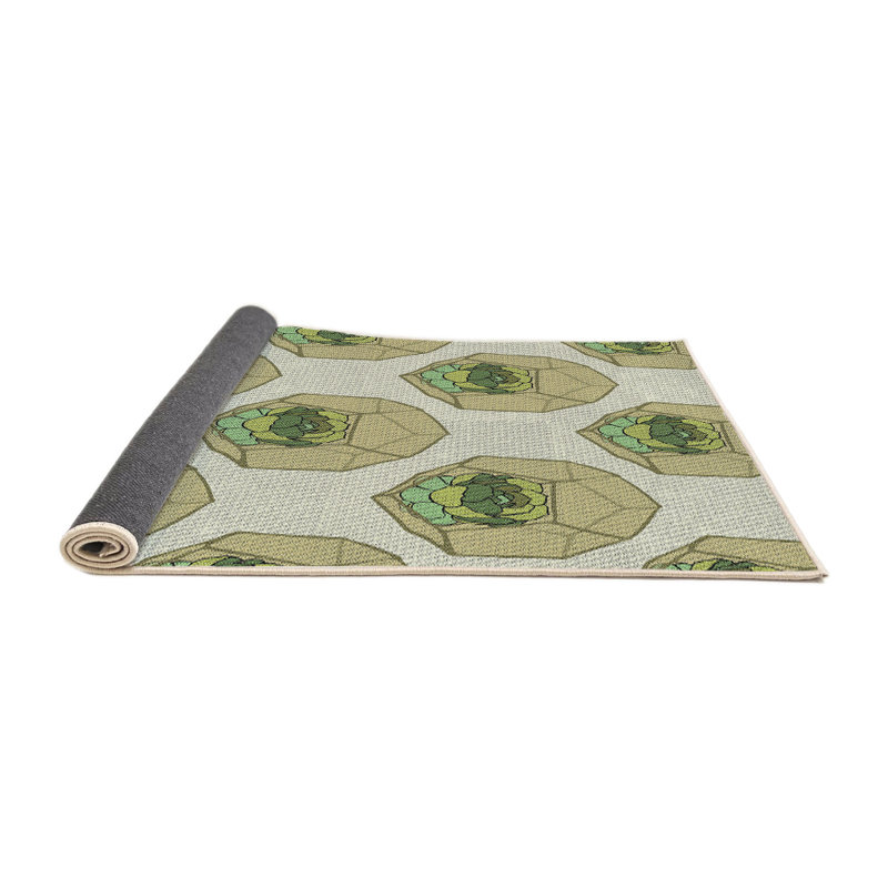 Floral Indoor Rug, Round 4'