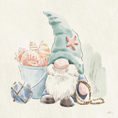 " Beach Gnomes II " by Janelle Penner Painting Print