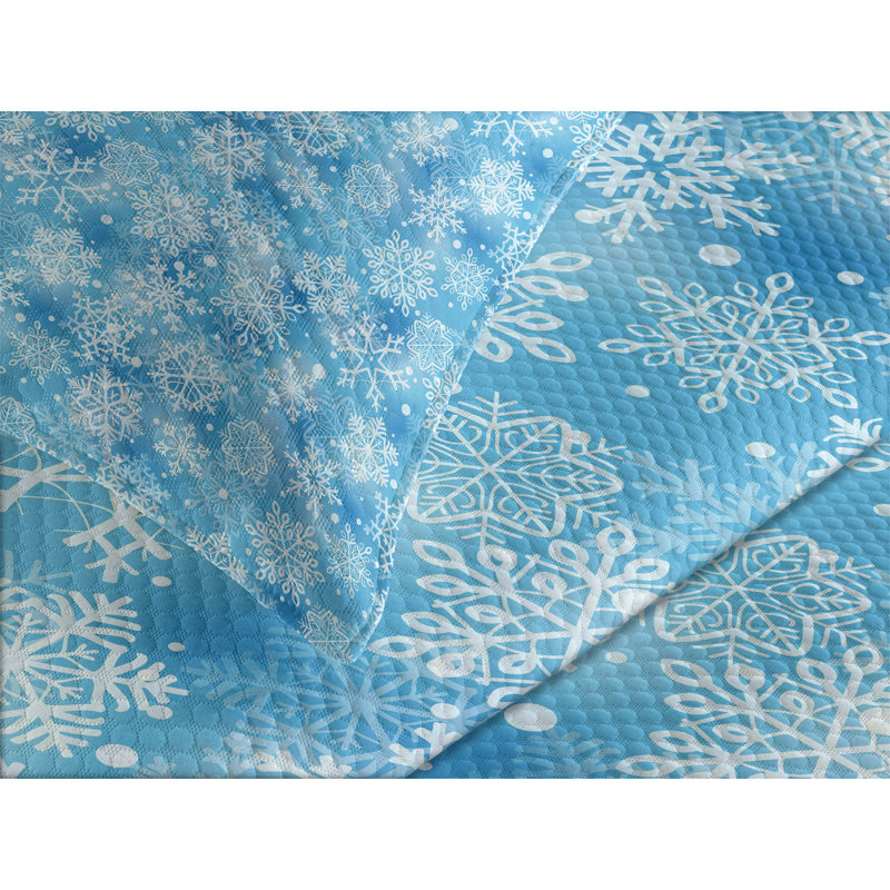 Queen White Quilted Bedspread Set with Pillow Shams