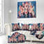 « belle pivoines », reproduction sur toile tendue-29507593
