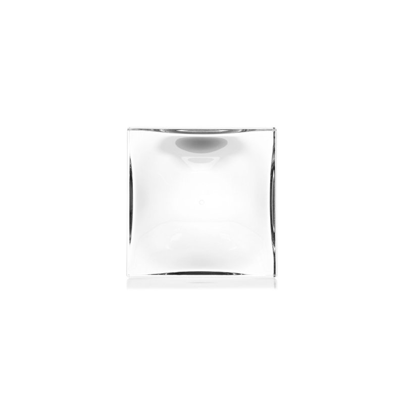 Boxy Soap Dish, Crystal