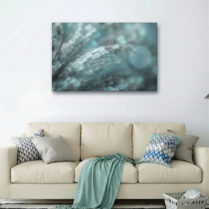 Ensemble de 1 toile texturée abstraite, 20"H x 30"W, Wrapped Canvas