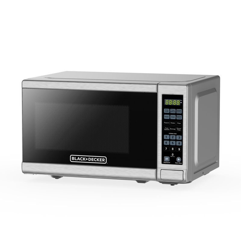 Micro-onde à poser 0,7 pi³ 12,7 po Black + Decker, Inoxydable