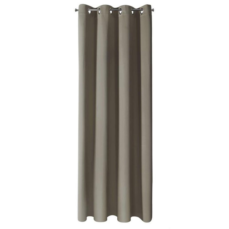 Logan Blackout Single Curtain, Width 250  x Drop 135 cm, Dark