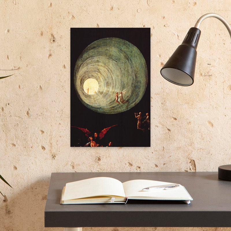 The Ascent Of The Blessed Abstract Contemporary Architecture Wall Art Print by Hieronymus Bosch - Wrapped Canvas Print