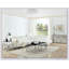 Table basse moderne moderne avec plateau en verre trempé noir et structure en acier inoxydable, parfaite pour les espaces de vie élégants-694579502