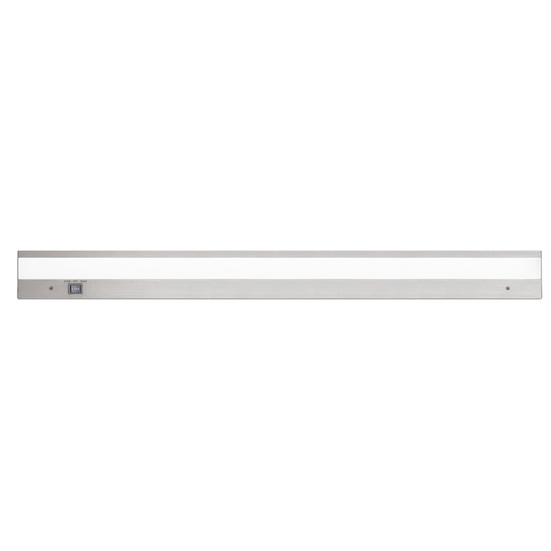 Luminaire de travail sous-armoire à DEL DUO AC-LED, Aluminium brossé, H 1 po x l 30 po x P 2,75 po