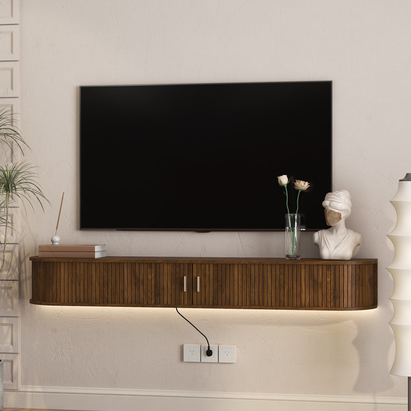 Meuble télé 68,8 po, Brun