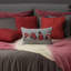Housse de coussin décorative de Noël Christmas Birds