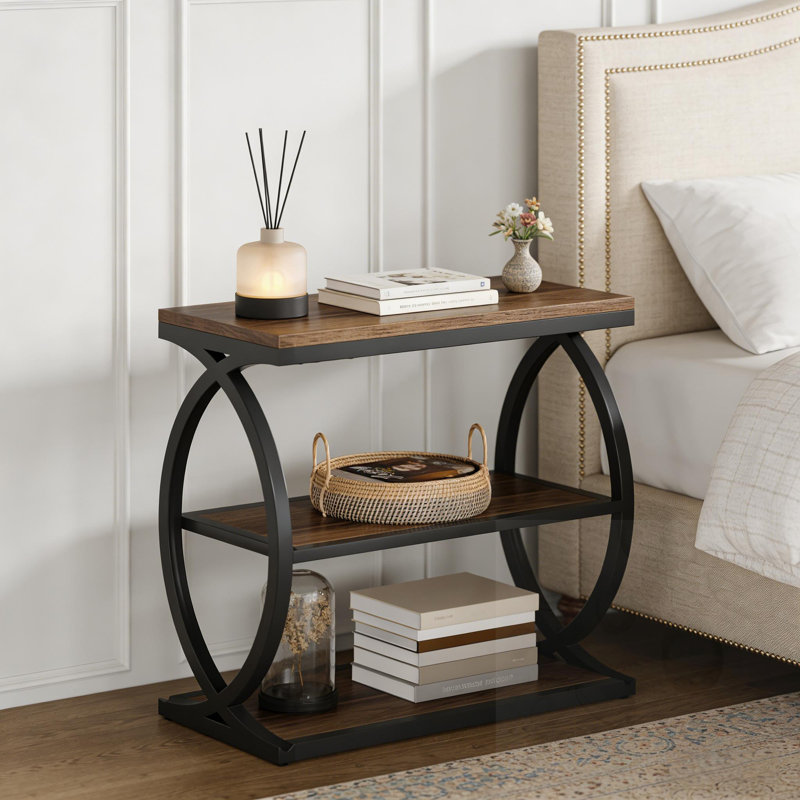 Table de bout avec tablette ouverte