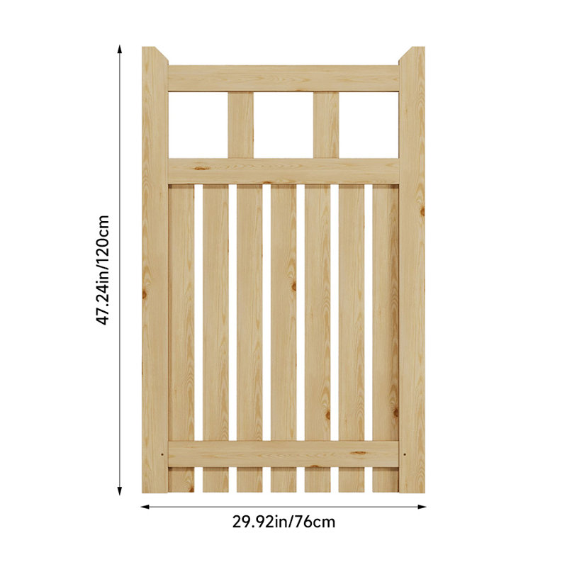 Bargman Gate Fencing with 1 Panel(s) Included, 10 ft. H x 6.4 ft. W