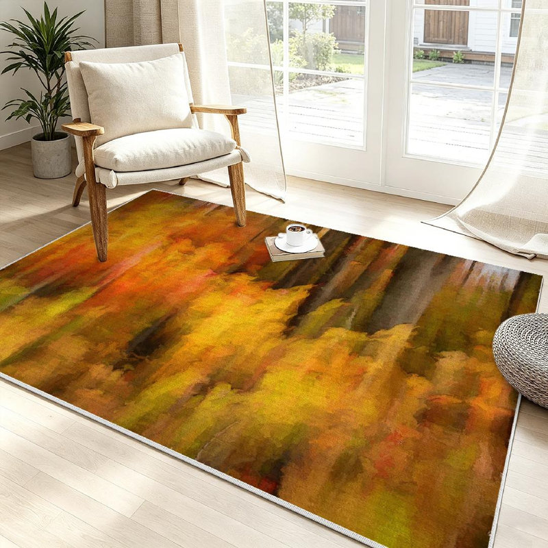 Tapis d'intérieur clair Clear Abstract, Rectangle 39 po x 63 po