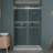 Gargy 57-60 in W x 78 in H Frameless Shower Door with Advanced Closing System-98222884-92303030