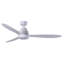 Ventilateur de plafond intelligent WiFi de 56 po pour intérieur/extérieur, avec éclairage DEL et télécommande, résistant à l'humidité, blanc-67499103