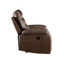 Fauteuil inclinable électrique de 42 po de largeur avec revêtement en gel et cuir Aashi-123028101-123028099
