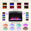 Electric Fireplace Insert 23" - 9 Adjustable Brightness Settings, Realistic Flame, Overheat Protected, Infrared Remote Control With Crystal Flame 11 Temperature Control, Timer, Protection Device