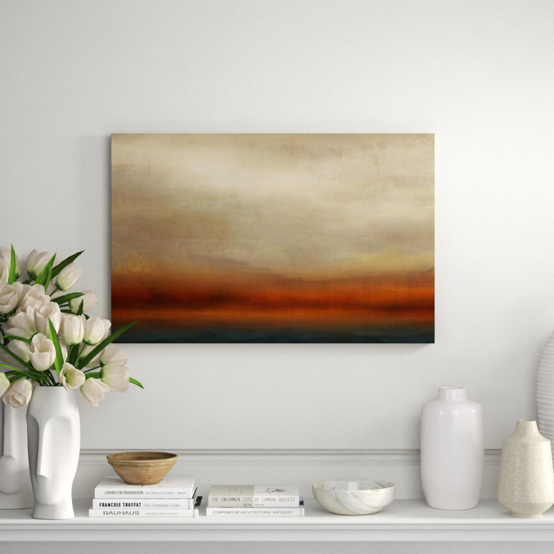 Sky Hug Print by Jean Kenna, Glass Coat, 24" H x 37" W x 1.5" D