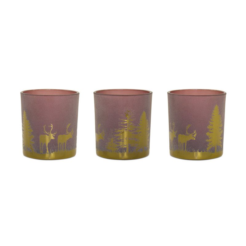 3'' H Glass Tabletop Pillar