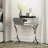 Shilah Glass Side Table Mirrored Nightstand with Storage