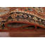 Tapis de couloir orange traditionnel 3x8