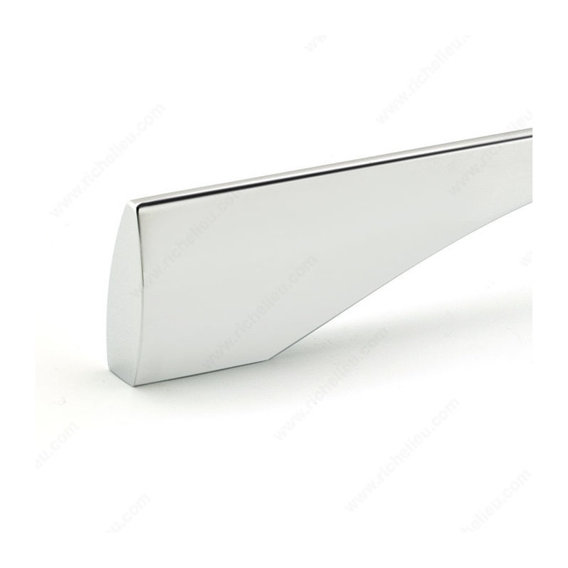 Poignée barre / poignée en métal Meridian, Chrome chrome, 12 5/8"