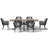 Outdoor 6-person Dining Set With Cushions-271552669-271552670