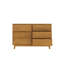 Commode en bois massif à 6 tiroirs 51 po-97425493