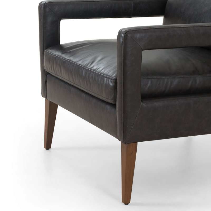 Olson Armchair, Sonoma Black Top Grain Leather