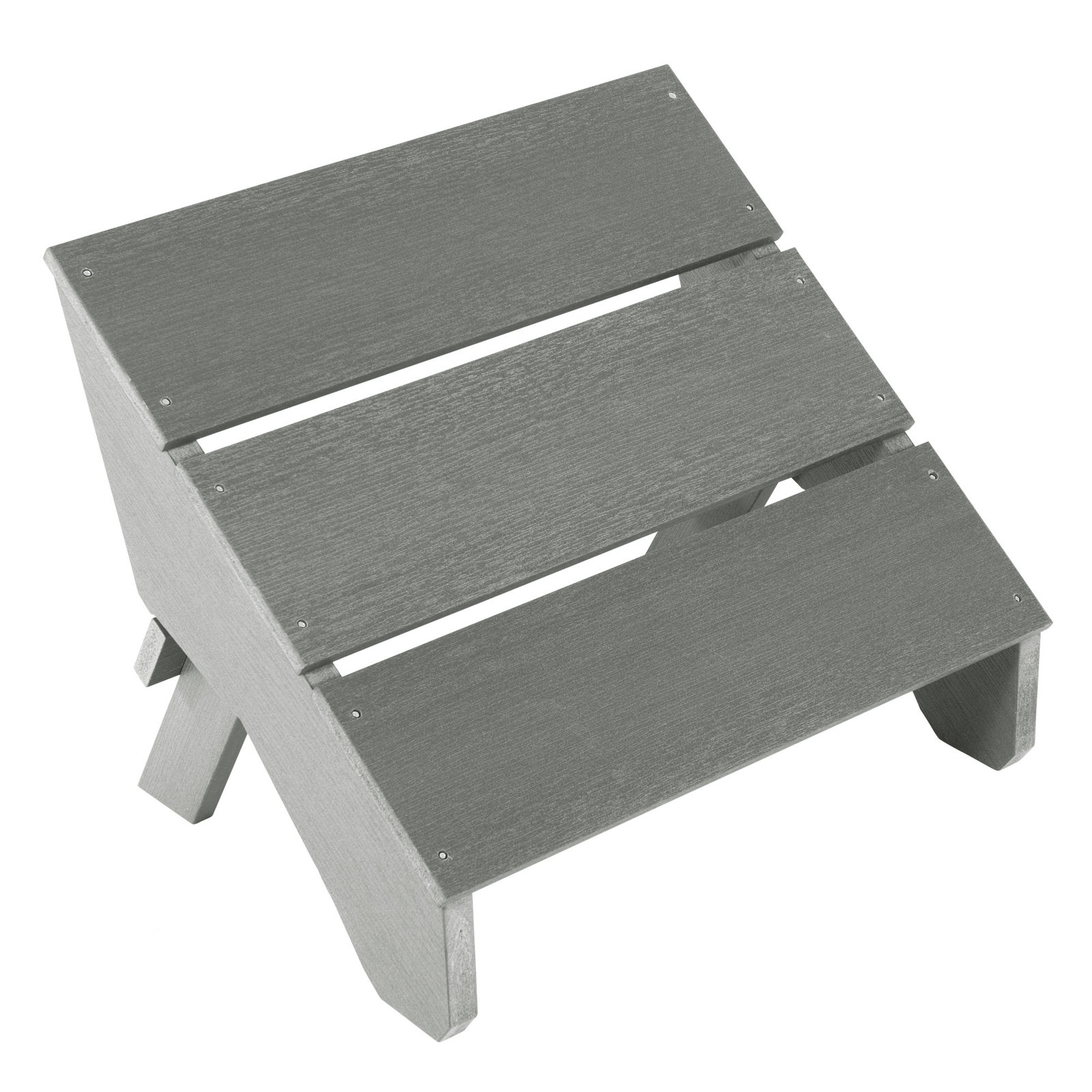 Byrnes Outdoor Ottoman, Coastal Teak