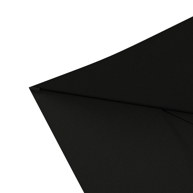 205cm Tilt Beach,Traditional Parasol, Black