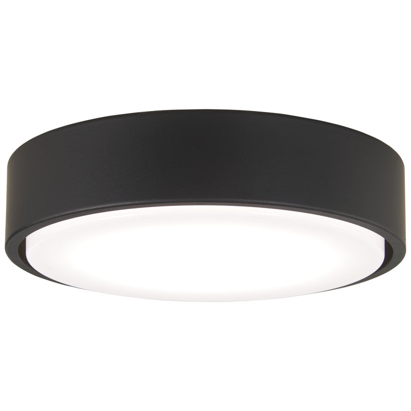 1-Light LED Ceiling Fan Bowl Light Kit, Smoked Iron