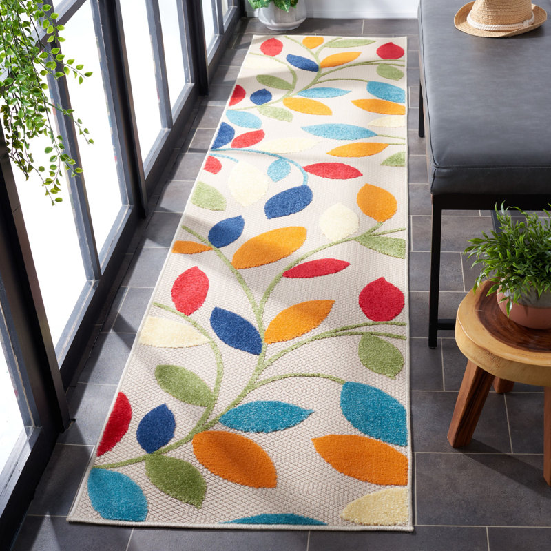 Elliyana Performance Floral Indoor/Outdoor Area Rug, Runner 2'2" x 9'