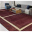Tapis rouge noué à la main de haute qualité