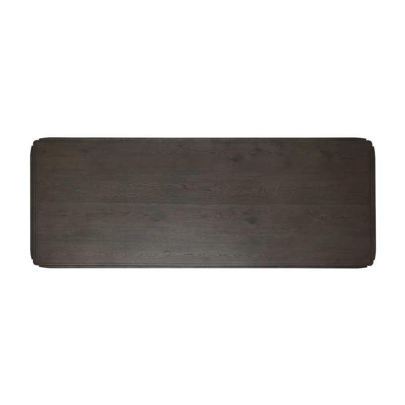 Hurley Rectangle Oak Double Pedestal Dining Table, 30" H x 120" W x 46" D