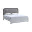 Très grand lit (matelas non inclus), blanc
